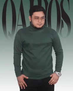 HIGHNECK SWEATSHIRT GREEN