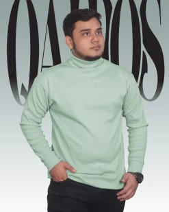 HIGHNECK SWEATSHIRT GRAPE